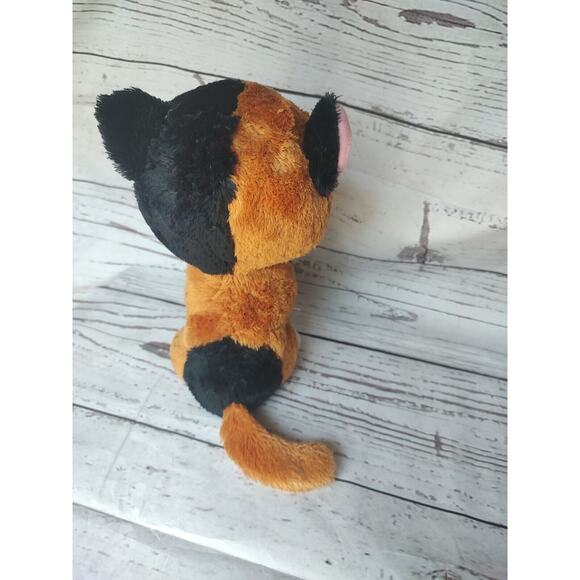 2016 Ty Beanie Boo TAURI The Cat Calico 11 Plush Stuffed Animal - Picture 4 of 7